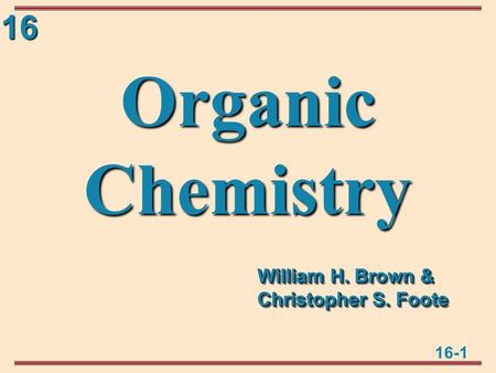 William H. Brown & Christopher S. Foote