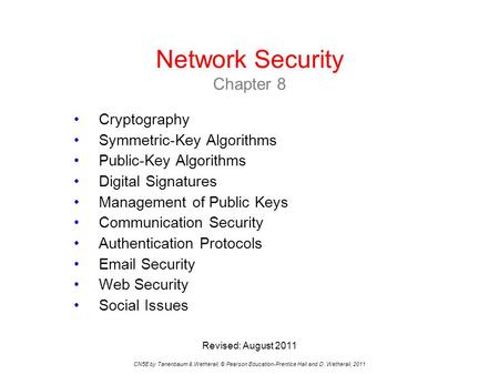 Network Security Chapter 8