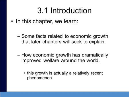 3.1 Introduction In this chapter, we learn: