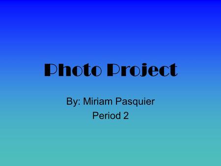 Photo Project By: Miriam Pasquier Period 2. Mugshot Lohan. This is a mugshot because it is a head and shoulders photo and the subject is looking at the.