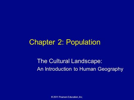 The Cultural Landscape: An Introduction to Human Geography