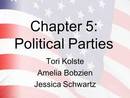 Chapter 5: Political Parties