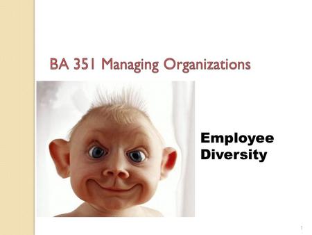 BA 351 Managing Organizations