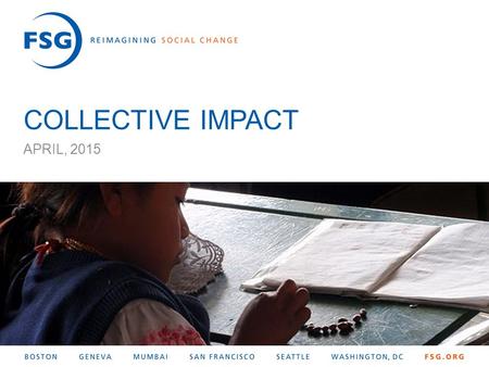 COLLECTIVE IMPACT APRIL, 2015.