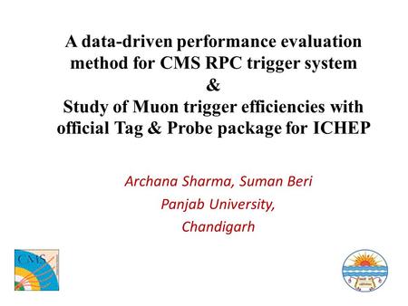 A data-driven performance evaluation method for CMS RPC trigger system & Study of Muon trigger efficiencies with official Tag & Probe package for ICHEP.