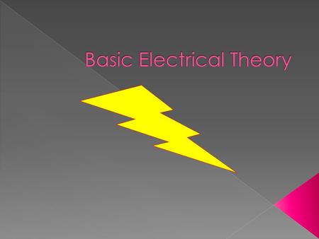 Basic Electrical Theory