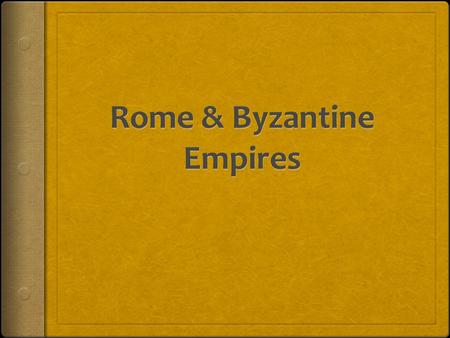 Geography – Rome Geography - Rome Was built 15 miles inland On the crest of 7 hills East of Tiber River Steep banks serves as natural protection Tiber.