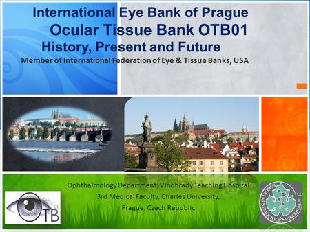 Ophthalmology Department, Vinohrady Teaching Hospital 3rd Medical Faculty, Charles University, Prague, Czech Republic.