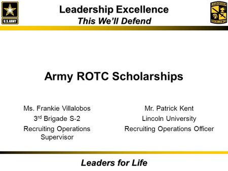 Army ROTC Scholarships