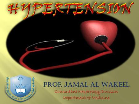 Case HYPERTENSION Source: NCHS and NHLBI. Hypertension is defined as SBP 140 mm Hg or DBP 90 mmHg, taking antihypertensive medication, or being.