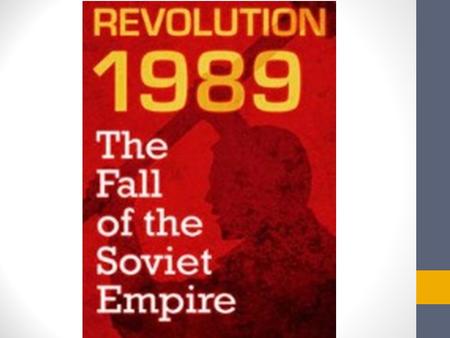 THE GORBACHEV ERA  1985 Mikhail Gorbachev becomes General Secretary of the party and leader of the Soviet Union 1.Economic problems 2.Lagging behind.