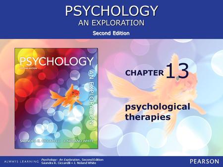 13 psychological therapies.