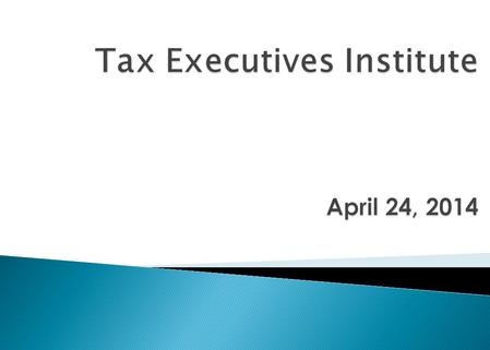 Office of Sales and Excise Taxes Division of Miscellaneous Taxes Division of Sales & Use Tax 2.