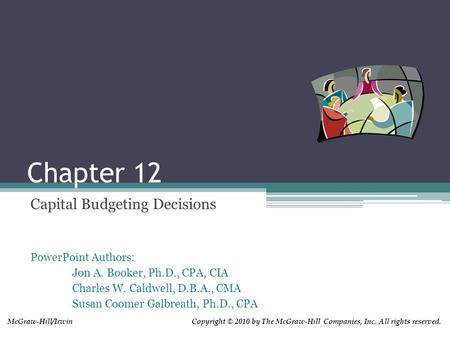 Capital Budgeting Decisions