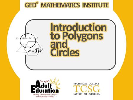 1. Perusing Polygons Finding Perimeter and Area 2.