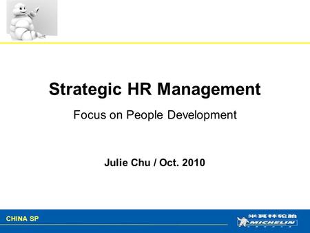 Strategic HR Management