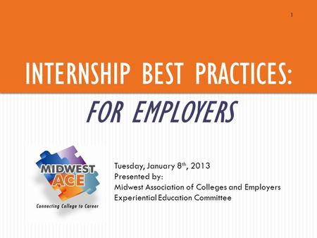 Internship best practices: for employers