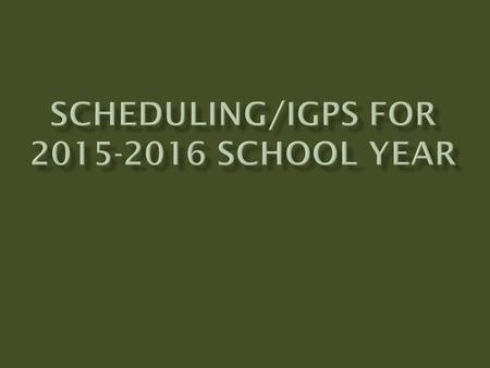  AIKEN HIGH SCHOOL WILL BEGIN ARENA SCHEDULING IN FEBUARY 2015  WHAT DOES THIS MEAN?  We are not doing paper course request sheets  WHEN YOU LEAVE.