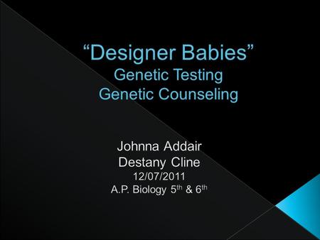  There are about 900 tests available for discovering genetic abnormalities.  Reasons for such testing include: › Finding possible genetic diseases in.