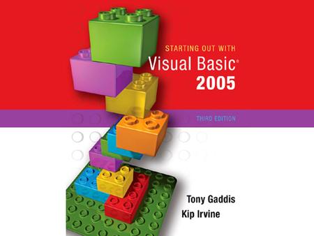 Slide 1- 1. Copyright © 2007 Pearson Education, Inc. Publishing as Pearson Addison-Wesley Chapter Introduction to Programming and Visual Basic 2005 1.