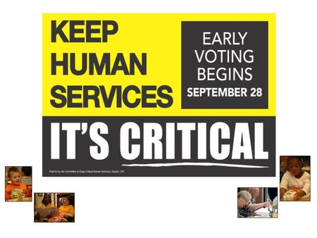 Background Since 1984, Montgomery County has had two human services levies. One levy is about to expire and the county commissioners have put a replacement.