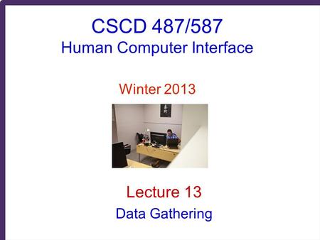 Human Computer Interface