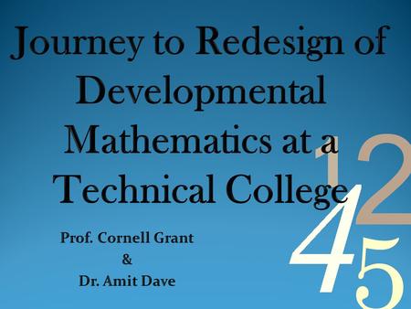 Can technology assist students in the classroom and could it be used effectively to improve student performance in a mathematics class?