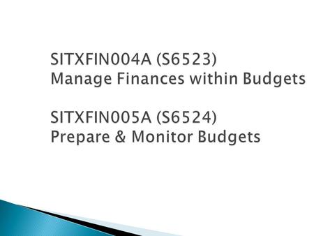 Budgeting According to hotel management consultant Kirby Payne, ‘Managing expenses is among the most important things a manager does. (I never say it.