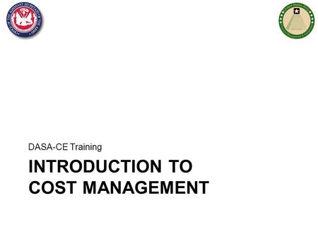 Introduction to Cost management