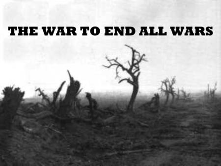 THE WAR TO END ALL WARS. AUSTRIA’S REACTION Germany gave Austria it’s unconditional support Austria gave Serbia an ultimatum… but Serbia could not agree.