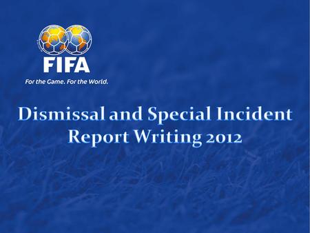 REPORT WRITING The Plan Suggestions to Report Writing When/Why New Forms for 2012 3 C’s of Report Writing Clear, Concise & Correct Analyze sample reports.