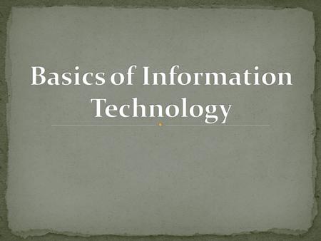 Data: A collection of raw facts and figures. It may consist of numbers, characters, symbols or pictures. Information: Organized and processed form of.