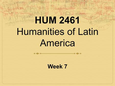 HUM 2461 Humanities of Latin America Week 7. Today’s Agenda Day 12 Attendance Inca Architecture (1150-1541) Medieval Spain (411-1500): 1.Al-Andalusian/Spain.