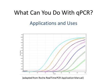 What Can You Do With qPCR?