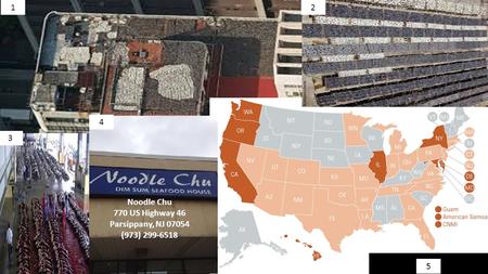 Noodle Chu 770 US Highway 46 Parsippany, NJ 07054 (973) 299-6518 1 5 4 3 2.