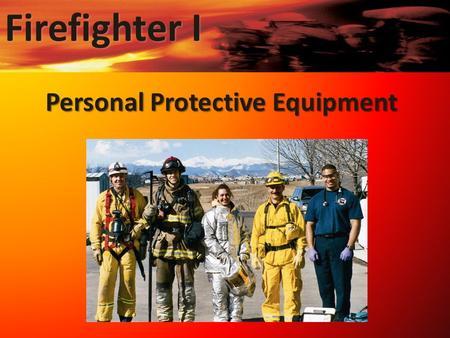 Personal Protective Equipment