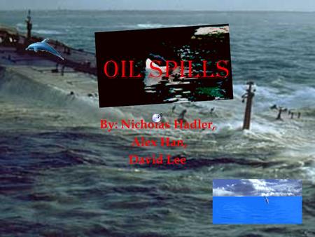 By: Nicholas Hadler, Alex Han, David Lee. Imagine if you were a killer whale. You’re swimming but all of a sudden, a black substance hits you, and your.