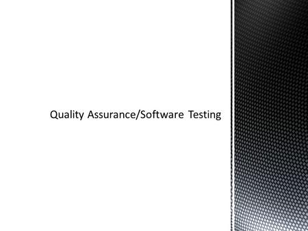  What is Software Testing  Terminologies used in Software testing  Types of Testing  What is Manual Testing  Types of Manual Testing  Process that.