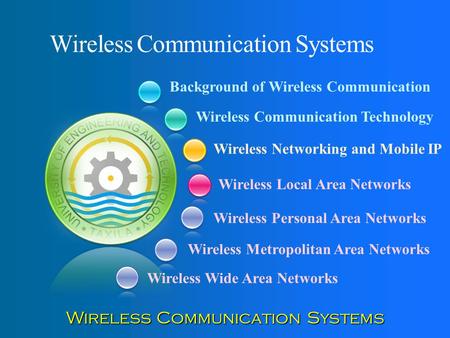 Wireless Communication Systems