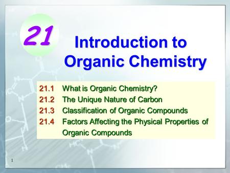 Introduction to Organic Chemistry