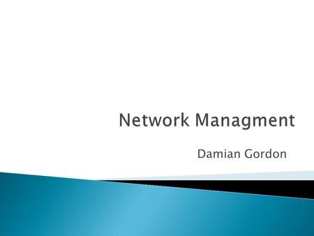 Damian Gordon.  When we hook up computers together using data communication facilities, we call this a computer network.