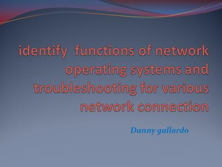 Danny gallardo. Operating systems An operating system (OS) is a collection of software that manages computer hardware resources and provides common services.