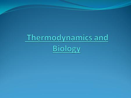 Energy - The ability to do work Needed by all living things There are different forms of energy Light Heat Electrical Sound.