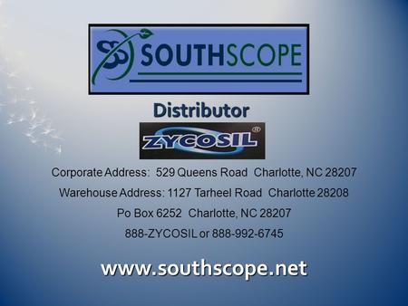 Corporate Address:  529 Queens Road  Charlotte, NC 28207