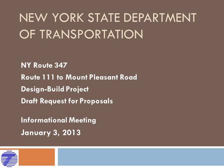 New York State Department of Transportation