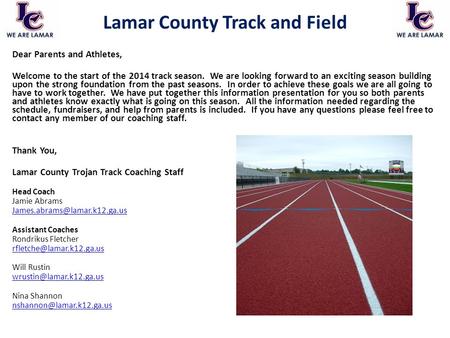 Lamar County Track and Field