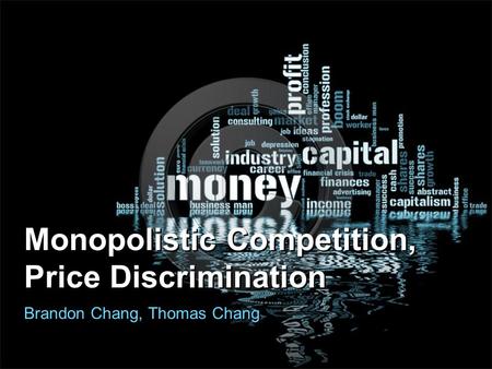 Monopolistic Competition, Price Discrimination