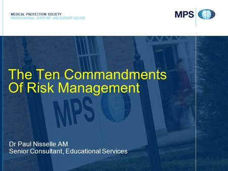 The Ten Commandments Of Risk Management