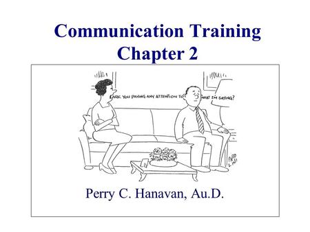 Communication Training Chapter 2