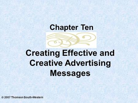 Creating Effective and Creative Advertising Messages